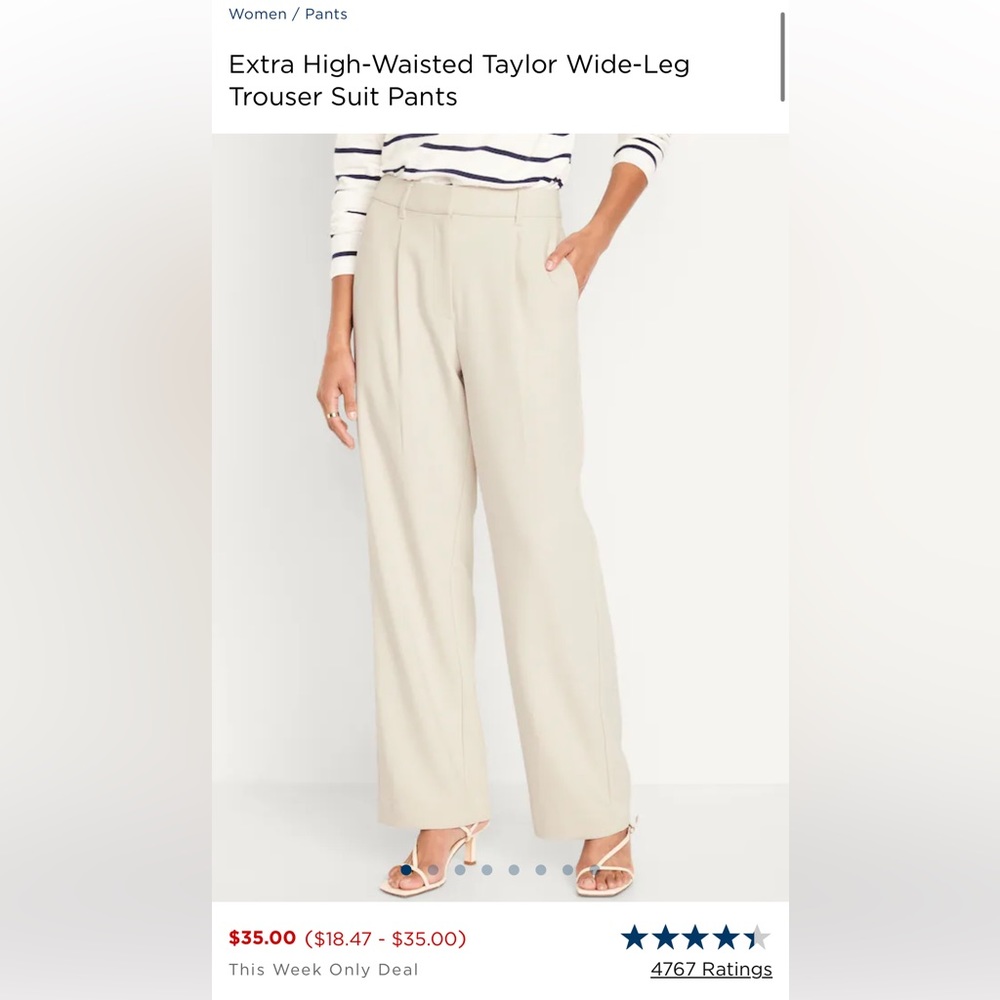 Old Navy Taylor Trouser